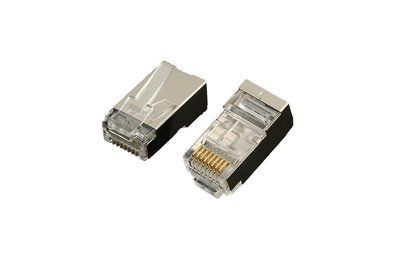 Конектор RJ-45 кат.5e FTP, 50Мкн, (OK-J103), OK-NET 681-3103 фото