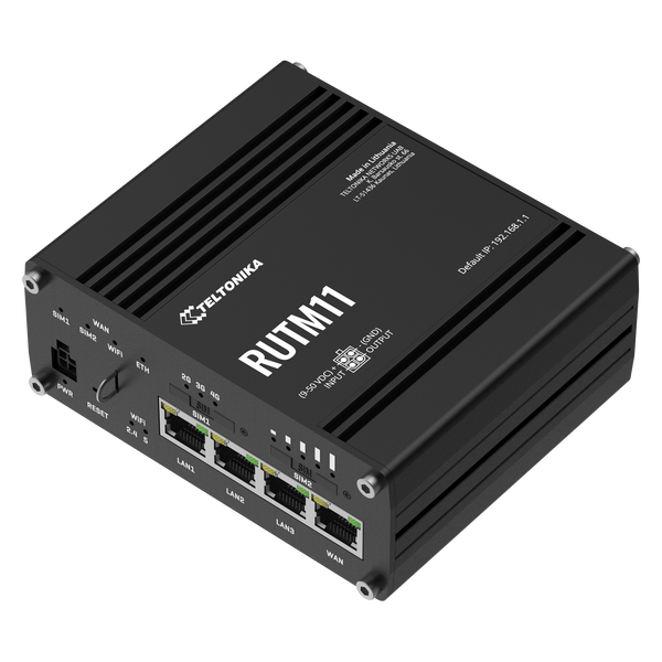 RUTM11 Промисловий 4G LTE-Wi-Fi маршрутизатор Teltonika RUTM11 фото