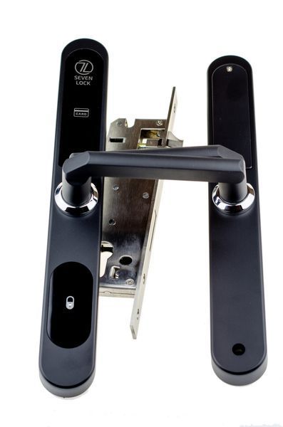 Електронний RFID замок для офісів SEVEN LOCK SL-7737S black ID EM SL7737SbEM фото
