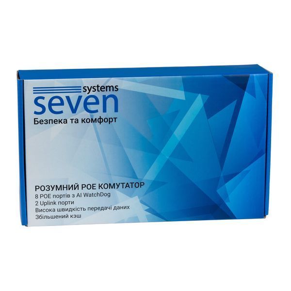 PoE комутатор (switch) 8 портів SEVEN P-7328G-SFP P7328G-SFP фото