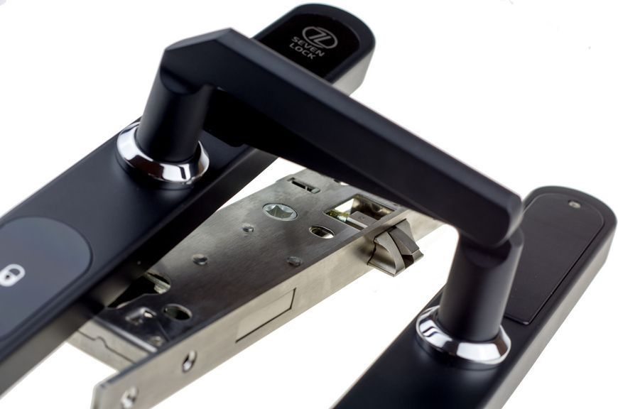 Електронний RFID замок для офісів SEVEN LOCK SL-7737S black ID EM SL7737SbEM фото