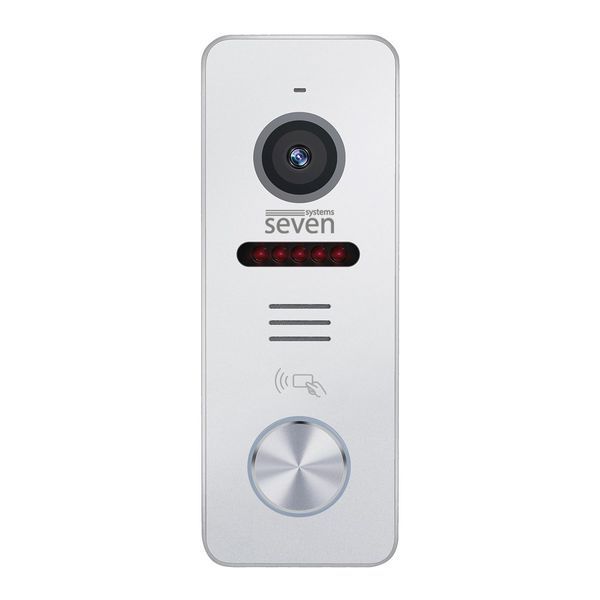 Виклична панель домофону з вбудованим зчитувачем карток EM-Marin SEVEN CP-7502F RFID white CP7502FRFIDw фото