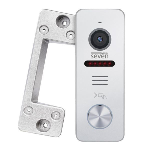 Виклична панель домофону з вбудованим зчитувачем карток EM-Marin SEVEN CP-7502F RFID white CP7502FRFIDw фото