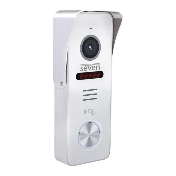 Виклична панель домофону з вбудованим зчитувачем карток EM-Marin SEVEN CP-7502F RFID white CP7502FRFIDw фото
