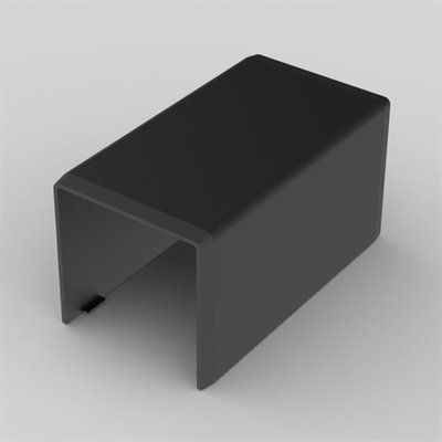 З'єднувач для LHD 40x40 чорного кольору; Серія LHD; ПВХ 8642_FB фото