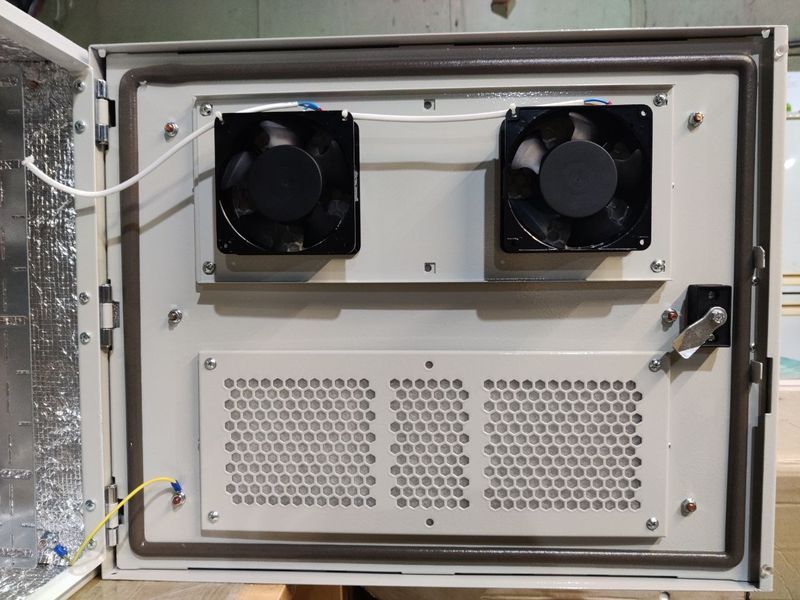 Кліматична шафа навісна 9U (600х500) ASISTEM Т1, фільтр, охолодження, IP54 ASI-W9U65-T1 фото