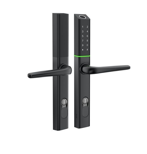 Розумний дверний біометричний замок SEVEN LOCK SL-7763BF black (без врізної частини) SL7763BFb фото