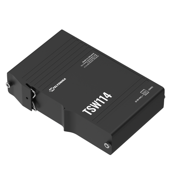 TSW114 5х1000Mb Промисловий комутатор на DIN-рейку Teltonika TSW114 фото