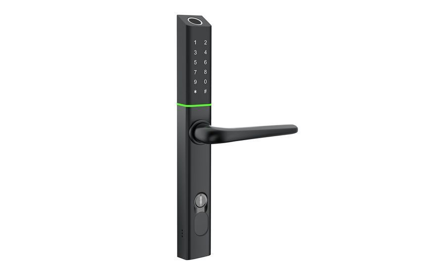 Розумний дверний біометричний замок SEVEN LOCK SL-7763BF black (без врізної частини) SL7763BFb фото