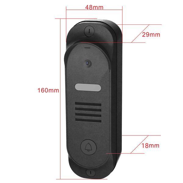 Виклична панель домофону SEVEN CP-7501 FHD black CP7501FHDb фото