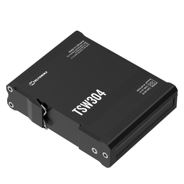 TSW304 4х1000Mb Промисловий комутатор на DIN-рейку Teltonika TSW304 фото