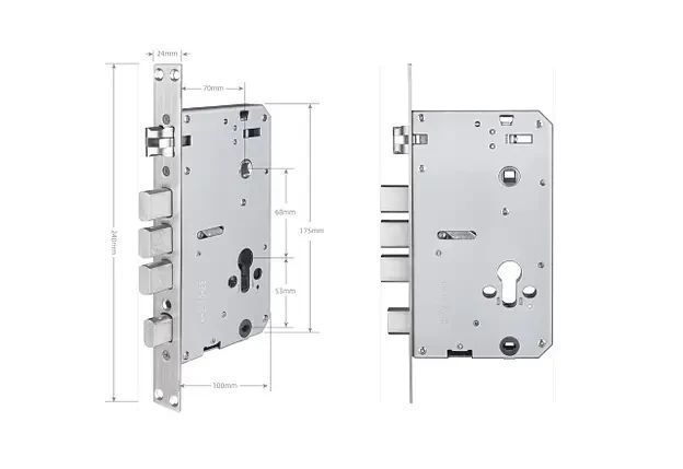 Розумний дверний біометричний замок SEVEN LOCK SL-7767BFW black (врізна частина 7068) SL7767BFWb(7068) фото