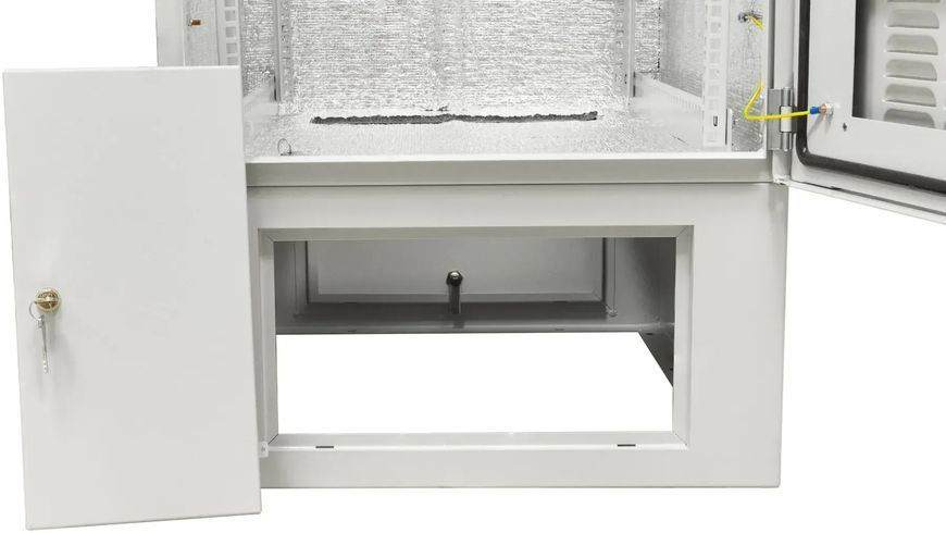 Кліматична шафа підлогова 24U (600х600) ASISTEM Т2, фільтр, охолодження, нагрівач 250Вт, цоколь, дах, IP54 ASI-W24U66-T2 фото