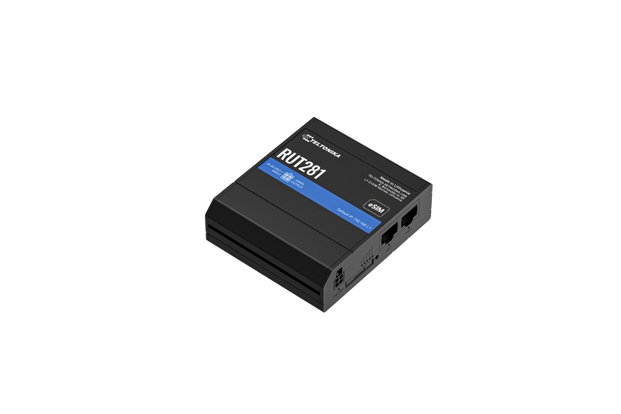 RUT281 Промисловий маршрутизатор 4G Telit Cat 4, eSIM, Wi-Fi, Teltonika RUT281 фото