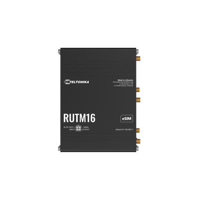 RUTM16 Промисловий 4G LTE Telit, Dual Wi-Fi, eSIM, GNSS маршрутизатор Teltonika RUTM16 фото