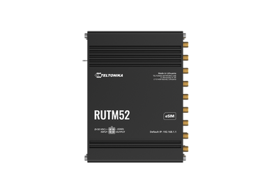 RUTM52 Промисловий Dual 5G, Wi-Fi 5, eSIM, GNSS маршрутизатор Teltonika RUTM52 фото
