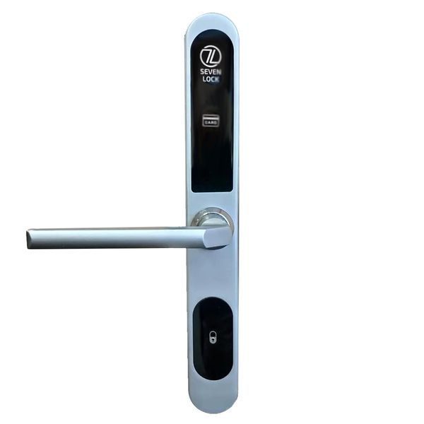 Електронний RFID замок для готелів та хостелів SEVEN LOCK SL-7737S silver SL7737Ss фото
