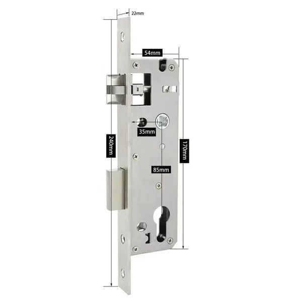 Електронний RFID замок для готелів та хостелів SEVEN LOCK SL-7737S silver SL7737Ss фото