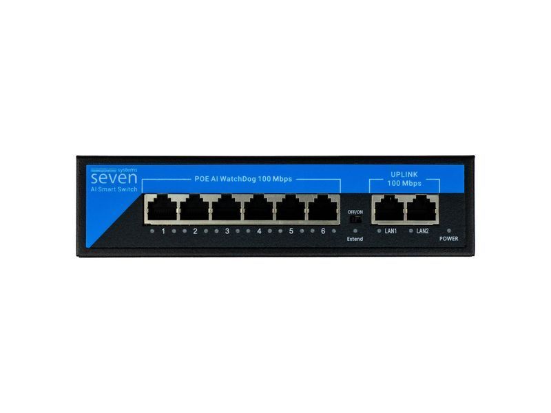 PoE комутатор (switch) 6 портів SEVEN P-7326 P7326 фото