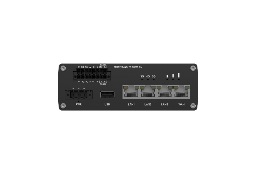 RUTM55 Промисловий 5G, Wi-Fi 5, eSIM, GNSS, RS232, RS485, USB маршрутизатор Teltonika RUTM55 фото