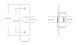 Кнопка виходу металева врізна SEVEN K-785 K785 фото 5