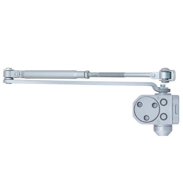 Дотягувач дверей 40-65 кг SEVEN DC-7742HP silver (механізм фіксації дверей) DC7742HPs фото