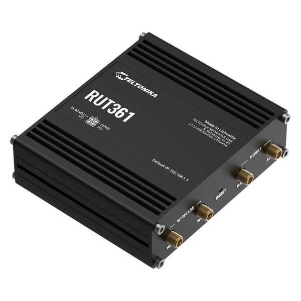 RUT361 Промисловий маршрутизатор 4G LTE, Wi-Fi, Teltonika RUT361 фото