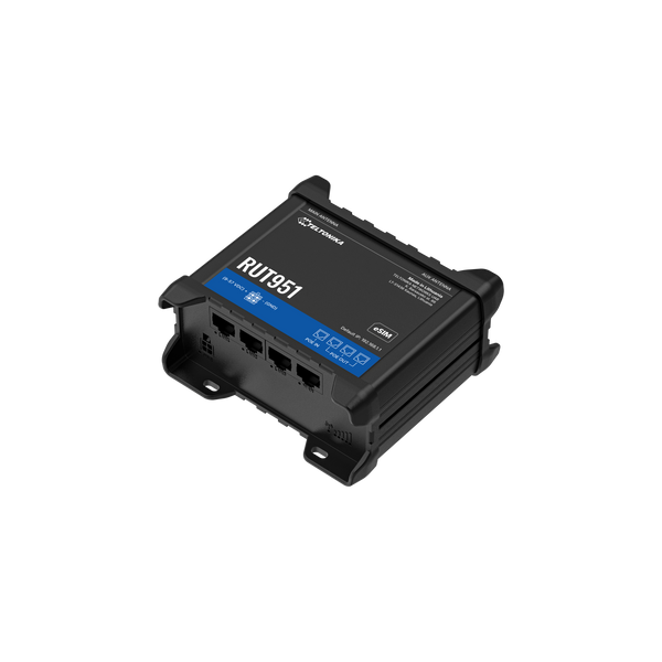 RUT951 PoE+ Промисловий маршрутизатор 4G LTE Dual SIM, Wi-Fi, eSIM Teltonika без БЖ RUT951 PoE фото